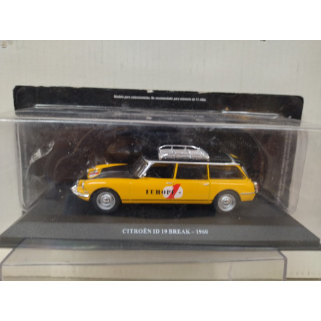 CITROEN ID 19 BREAK 1960 EUROPE1 ASSISTANCE RALLY 1:43 ALTAYA IXO