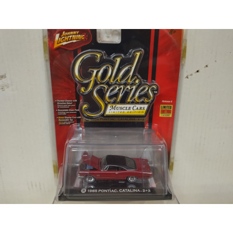 PONTIAC CATALINA 1965 2+2 GOLD SERIES 1:64 JOHNNY LIGHTNING