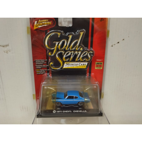 CHEVROLET CHEVELLE 1971 GOLD SERIES 1:64 JOHNNY LIGHTNING