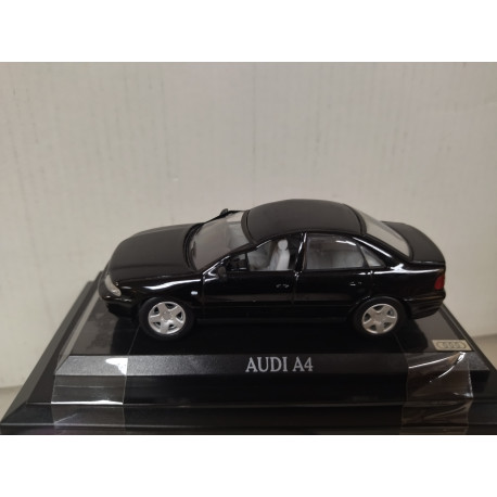 AUDI A4 B5 1997 BLACK 1:43 DelPRADO BOX NO ORIGINAL DEFECT/RUEDAS MAL