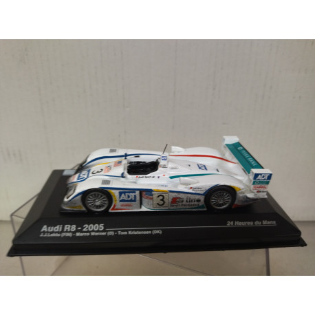 AUDI R8 2005 LMP WIN 24 H LE MANS LEHTO-KRISTENSEN-WERNER 1:43 ALTAYA IXO