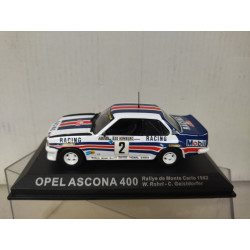 OPEL ASCONA B 400 1982 RALLY MONTE CARLO W.ROHRL 1:43 ALTAYA IXO