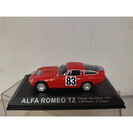 ALFA ROMEO TZ 1964 RALLY COUPE DES ALPES J.ROLLAND 1:43 ALTAYA IXO