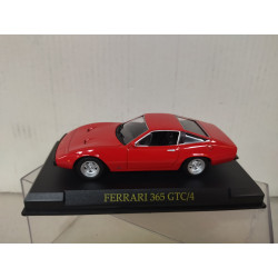 FERRARI 365 GTC/4 ROJO/RED 1:43 SALVAT IXO HARD BOX