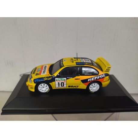 SEAT CORDOBA WRC 1999 RALLY NEW ZEALAND GARDEMEISTER 1:43 ALTAYA CAJA NO ORIGINAL