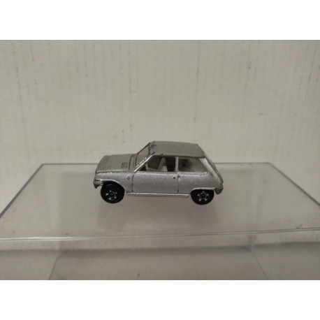 RENAULT 5 SILVER apx 1:64 POLISTIL RJ23 NO BOX/VINTAGE MADE ITALY