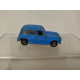 RENAULT 4 BLUE apx 1:64 POLISTIL RJ22 NO BOX/VINTAGE MADE ITALY