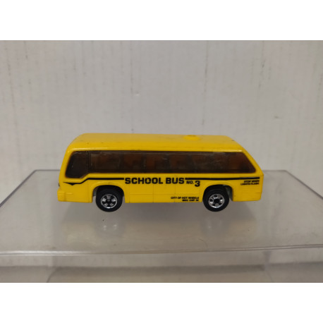 SCHOOL BUS no3 CITY HOT WHEELS AUTOBUS 1981 1:64 HOT WHEELS NO BOX