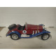 MERCEDES-BENZ SSK 1928 BLUE & RED 1:18 BBURAGO NO BOX DEFECT/V FOTOS