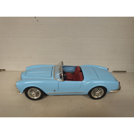 LANCIA AURELIA B24 SPIDER 1955 CONVERTIBLE BLUE 1:18 BBURAGO NO BOX DEFECT/V FOTOS