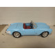 LANCIA AURELIA B24 SPIDER 1955 CONVERTIBLE BLUE 1:18 BBURAGO NO BOX DEFECT/V FOTOS