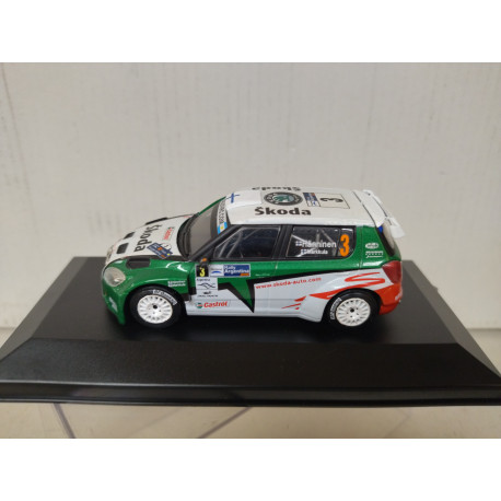 SKODA FABIA S2000 2010 RALLY ARGENTINA HANINEN 1:43 ALTAYA CAJA NO ORIGINAL/DEFECT