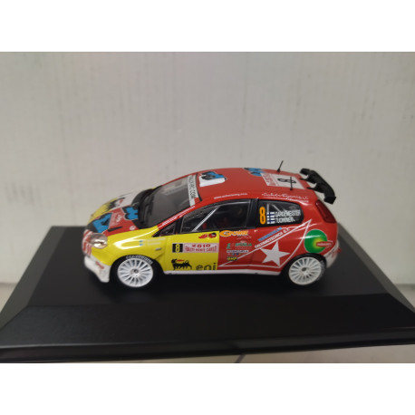 FIAT GRANDE PUNTO S2000 2010 RALLY MONTE CARLO GARDEMEISTER 1:43 DEFECTUOSO