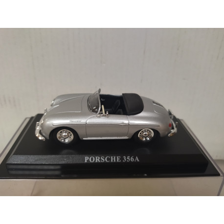 PORSCHE 356A CABRIOLET SILVER 1:43 DelPRADO URNA ORIGINAL