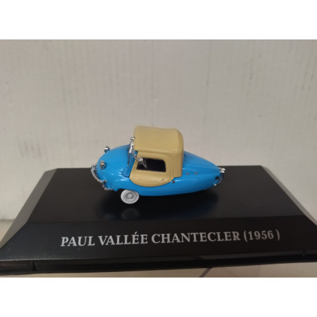 PAUL VALLÉE CHANTECLER 1956 THREE-WHEEL/TRICICOCHE MICROCARS 1:43 ALTAYA IXO