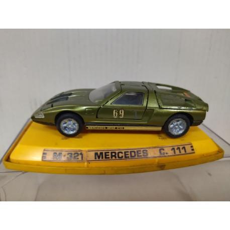 MERCEDES-BENZ C-111 VERDE N69 1:43 PILEN M-321 VINTAGE ORIGINAL/V FOTOS