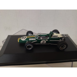 BRABHAM BT24 1967 REPCO FORMULA F1 HULME 1:43 RBA IXO CAJA NO ORIGINAL