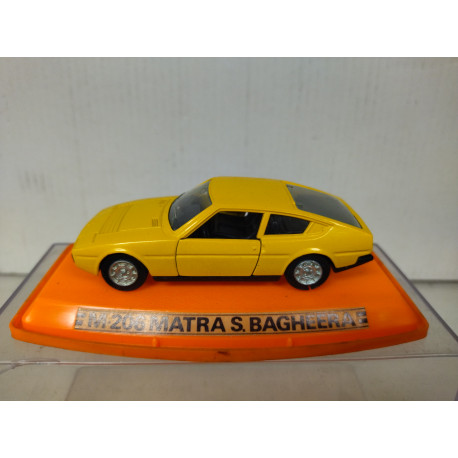 MATRA SIMCA BAGHERA YELLOW 1:43 PILEN M-206 VINTAGE ORIGINAL/V FOTOS