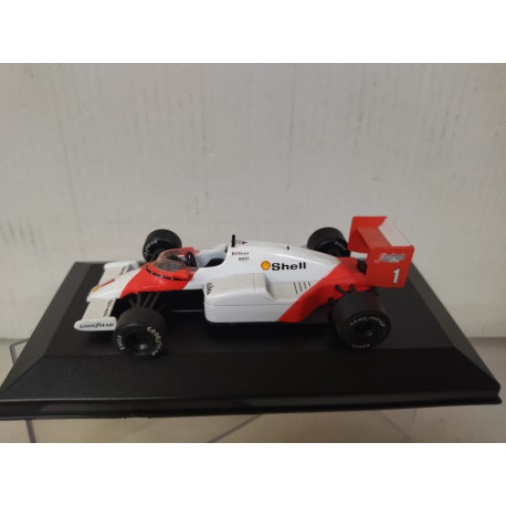 MCLAREN MP 4-2C 1986 TAG TURBO FORMULA F1 PROST 1:43 RBA IXO CAJA NO ORIGINAL