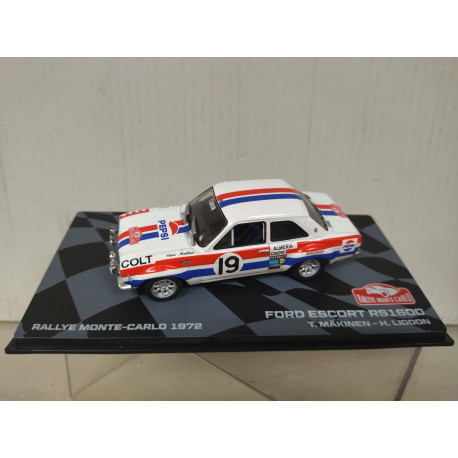 FORD ESCORT MKI RS1600 1972 RALLY 1000 LAKES MAKINEN 1:43 ALTAYA CAJA NO ORIGINAL