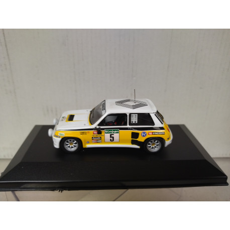 RENAULT 5 TURBO 1985 RALLY EL CORTE INGLES SAINZ 1:43 ALTAYA IXO CAJA NO ORIGINAL