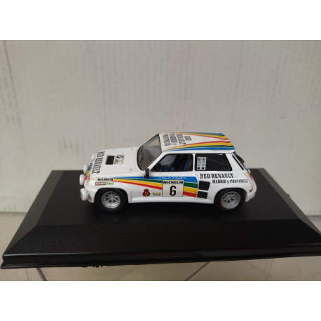 RENAULT 5 TURBO 2 1983 RALLY VENDIMIA SAINZ 1:43 ALTAYA IXO CAJA NO ORIGINAL