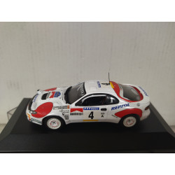 TOYOTA CELICA 1992 TURBO 4WD RALLY CATALUÑA SAINZ 1:43 ALTAYA IXO CAJA NO ORIGINAL