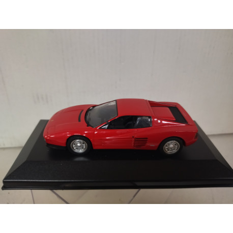 FERRARI TESTAROSSA RED 1:43 SALVAT IXO HARD BOX DEFECT/NO RETRO