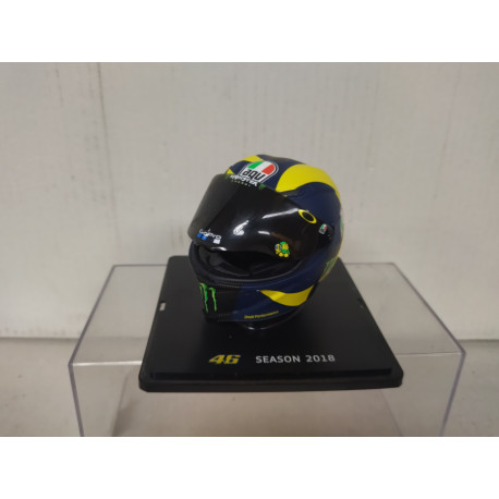 CASCO/HELMET 2018 SEASON VALENTINO ROSSI 1:5 SPARK ALTAYA DEFECTUOSO