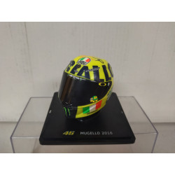 CASCO/HELMET 2016 MUGELLO VALENTINO ROSSI 1:5 SPARK ALTAYA DEFECTUOSO