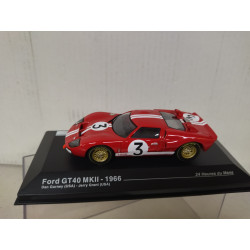 FORD GT40 MK.II 1966 24 H LE MANS D.GURNEY-J.GRANT 1:43 ALTAYA IXO