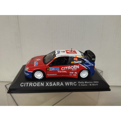 CITROEN XSARA WRC 2004 RALLY MEXICO SAINZ 1:43 ALTAYA IXO HARD BOX