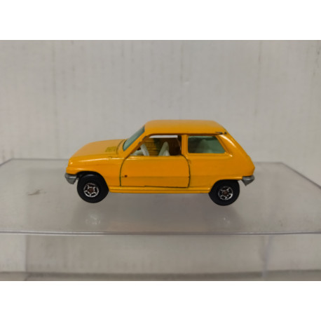 RENAULT 5 NARANJA (BASE METALICA) 1:64 GUISVAL VINTAGE ORIGINAL NO BOX