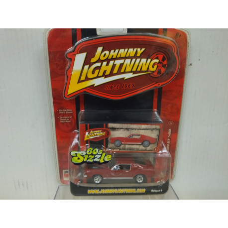 SHELBY GT-500 1967 RED 60S SIZZLE 1:64 JOHNNY LIGHTNING