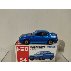 SUBARU IMPREZA WRX BLUE 1:59/apx 1:64 TOMICA 54