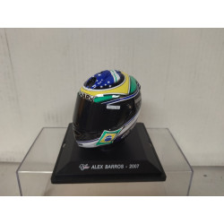 CASCO/HELMET 2007 ALEX BARROS MOTO GP 1:5 SPARK ALTAYA