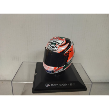 CASCO/HELMET 2012 NICKY HAYDEN MOTO GP 1:5 SPARK ALTAYA