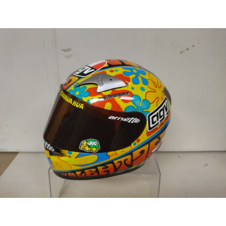 CASCO/HELMET 2003 VALENTINO ROSSI AGV VALENCIA GIFT MOTO GP 1:2 SPARK ALTAYA