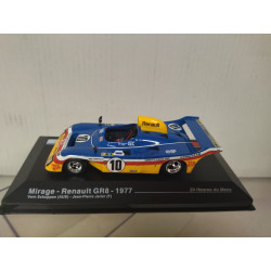 MIRAGE-RENAULT GR8 1977 24 H LE MANS SCHUPPEN-JARIER 1:43 ALTAYA IXO