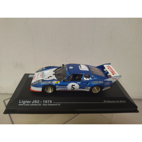 LIGIER JS2 1975 24 H LE MANS 1974 LAFOSSE-CHASEULL 1:43 ALTAYA IXO