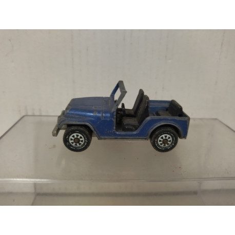 JEEP CJ-5 BLUE 1:55/apx 1:64 SIKU 1053 NO BOX/DEFECTUOSO