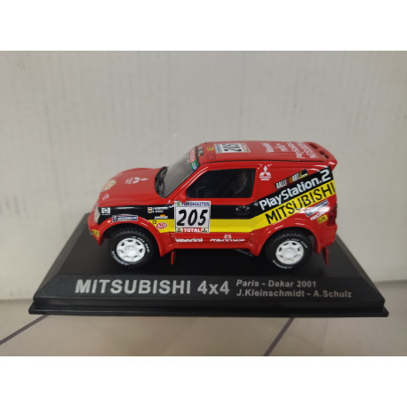 MITSUBISHI PAJERO 4X4 2001 RALLY DAKAR KLEINSCHMIDT 1:43 ALTAYA IXO