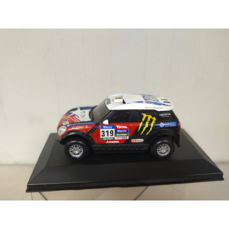 MINI ALL4 RACING 2015 RALLY RAID PARIS-DAKAR n319 PALMEIRO 1:43 LUPA IXO HARD BOX