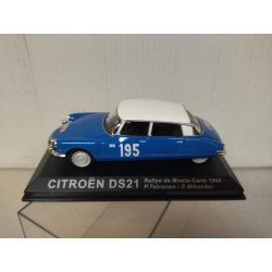 CITROEN DS 21 1966 RALLY MONTE CARLO P.TOIVONEN 1:43 ALTAYA IXO