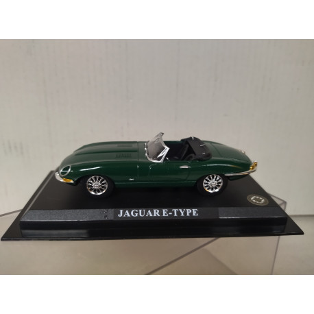 JAGUAR E-TYPE 1961 CABRIOLET GREEN 1:43 DelPRADO OPEN BOX