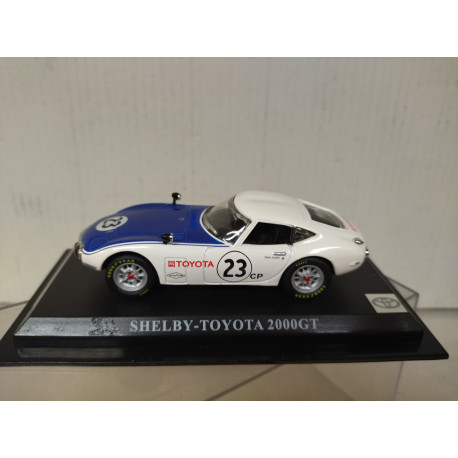 TOYOTA 2000 GT SHELBY 1968 SCCA 1:43 DelPRADO OPEN BOX