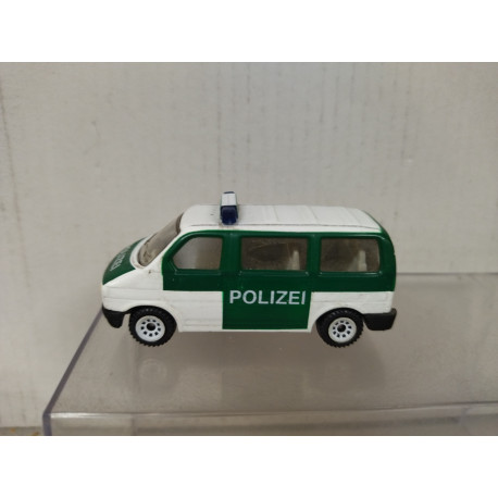 VOLKSWAGEN T4 TRANSPORTER POLIZEI /apx 1:64 SIKU 820/824/825 NO BOX