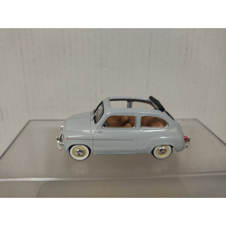 SEAT 600D 1964 DESCAPOTABLE B-388026 1:43 SOLIDO SALVAT NO BOX