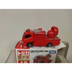 LARGE SIZE BLOWER TRUCK RED apx 1:64 TOMICA 18