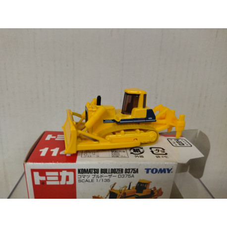 KOMATSU D375A BULLDOZER 1:135/apx 1:64 TOMICA 114